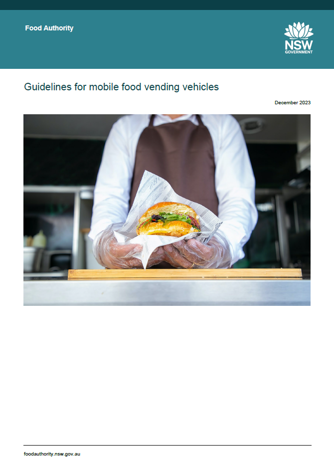 NSW Food Authority - Guidelines for mobile food vending vehicles