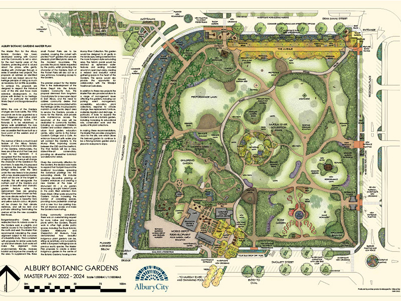 Botanic Gardens Map