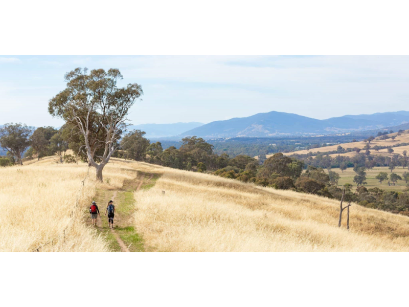 Hikers on Eastern Hill