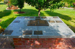 image of the open book memorial option