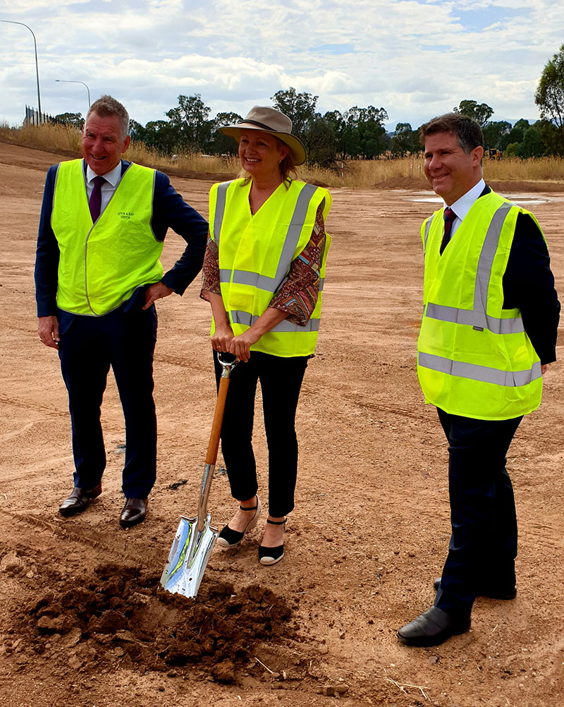 Kevin Mack, Sussan Ley & Justin Clancy